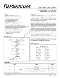 PI90LV048AWE Datasheet Cover