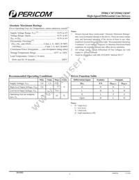 PI90LV387AEX Datasheet Page 2