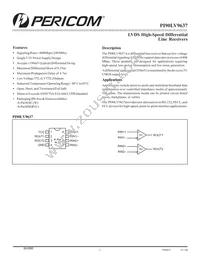 PI90LV9637UEX Datasheet Cover