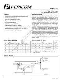 PI90LVB16L Datasheet Cover