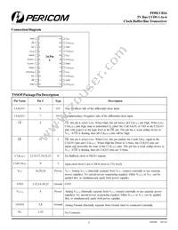 PI90LVB16L Datasheet Page 2