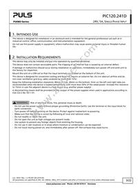 PIC120.241D Datasheet Page 3