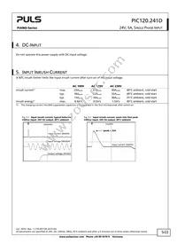 PIC120.241D Datasheet Page 5