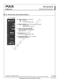 PIC120.241D Datasheet Page 11