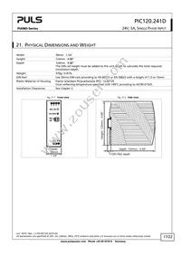 PIC120.241D Datasheet Page 17