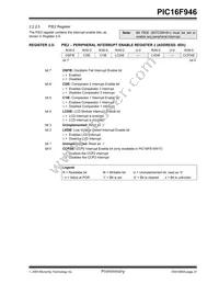 PIC16F946-E/PT Datasheet Page 23