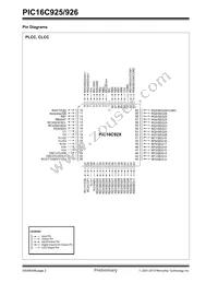 PIC16LC926T-I/PT Datasheet Page 2