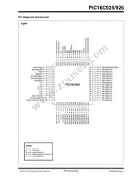 PIC16LC926T-I/PT Datasheet Page 3