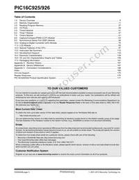 PIC16LC926T-I/PT Datasheet Page 4