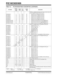 PIC16LC926T-I/PT Datasheet Page 8