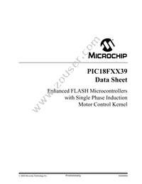 PIC18LF4439T-I/ML Datasheet Cover