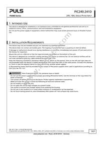 PIC240.241D Datasheet Page 3