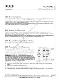 PIC240.241D Datasheet Page 19