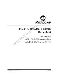 PIC24FJ128GB210T-I/PT Datasheet Cover