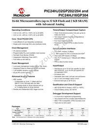 PIC24HJ32GP204-H/PT Datasheet Cover