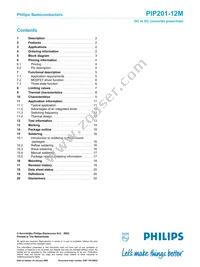 PIP201-12M-3 Datasheet Page 20