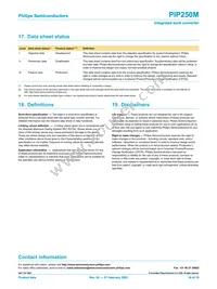 PIP250M Datasheet Page 18