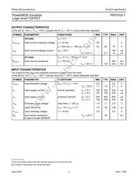 PIP3103-T Datasheet Page 3