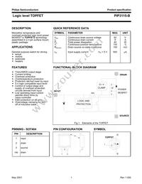 PIP3115-B Datasheet Cover