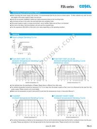 PJA600F-5-W Datasheet Page 15