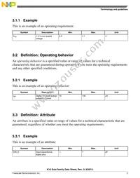 PK10N512VLK100 Datasheet Page 5