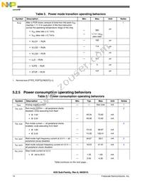 PK20FX512VMD12 Datasheet Page 14