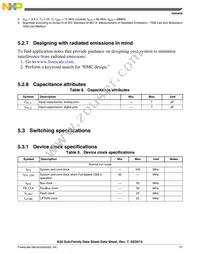 PK20N512VLL100 Datasheet Page 21