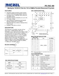 PL502-00DC Datasheet Cover