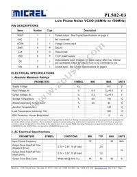 PL502-03SC Datasheet Page 2