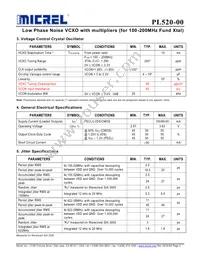 PL520-00DC Datasheet Page 3