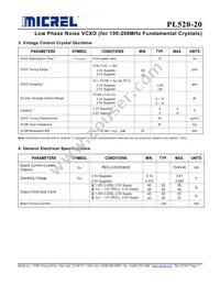 PL520-20DC Datasheet Page 3