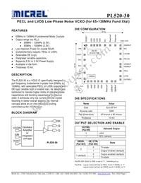 PL520-30DC Datasheet Cover