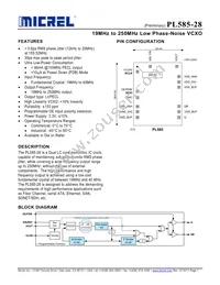 PL585-28DC Datasheet Cover