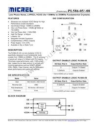 PL586-08DC Datasheet Cover