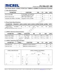 PL586-08DC Datasheet Page 4