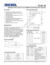 PL602-00DC Datasheet Cover