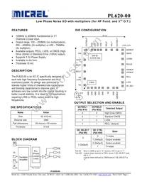 PL620-00DC Datasheet Cover