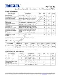 PL620-00DC Datasheet Page 3