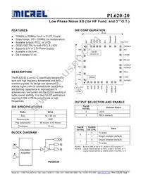 PL620-20DC Datasheet Cover
