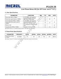 PL620-20DC Datasheet Page 3