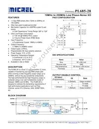 PL685-28DC Datasheet Cover