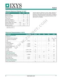 PLA110S Datasheet Page 2