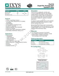 PLA134S Datasheet Cover