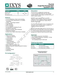 PLA140STR Datasheet Cover