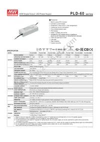 PLD-60-2400B Datasheet Cover