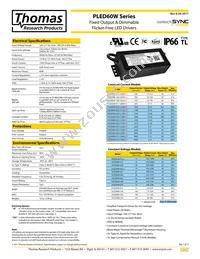 PLED60W-024 Datasheet Cover