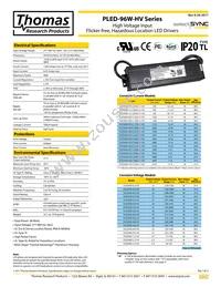 PLED96W-274-C0350-HV Datasheet Cover