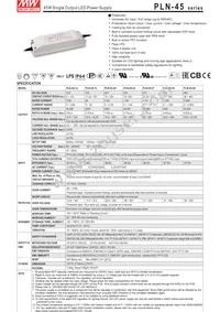 PLN-45-48 Datasheet Cover