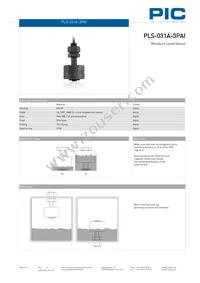 PLS-031A-3PAI Datasheet Page 2