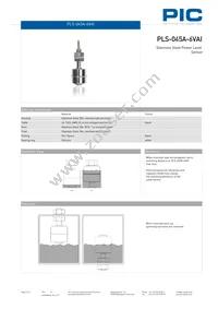 PLS-045A-6VAI Datasheet Page 2